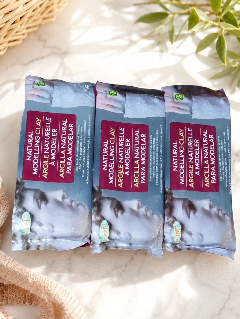 Natural Modeling Clay – 3 Pack | New 🧱🎨